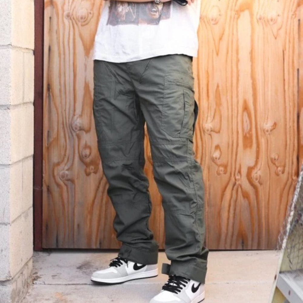 Baggy Zipper Cargo Pants 